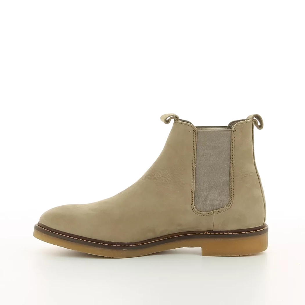 Image (4) de la chaussures Poelman - Boots Taupe en Cuir nubuck