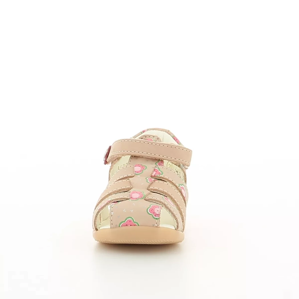 Image (5) de la chaussures Kickers - Sandales et Nu-Pieds Rose en Cuir nubuck