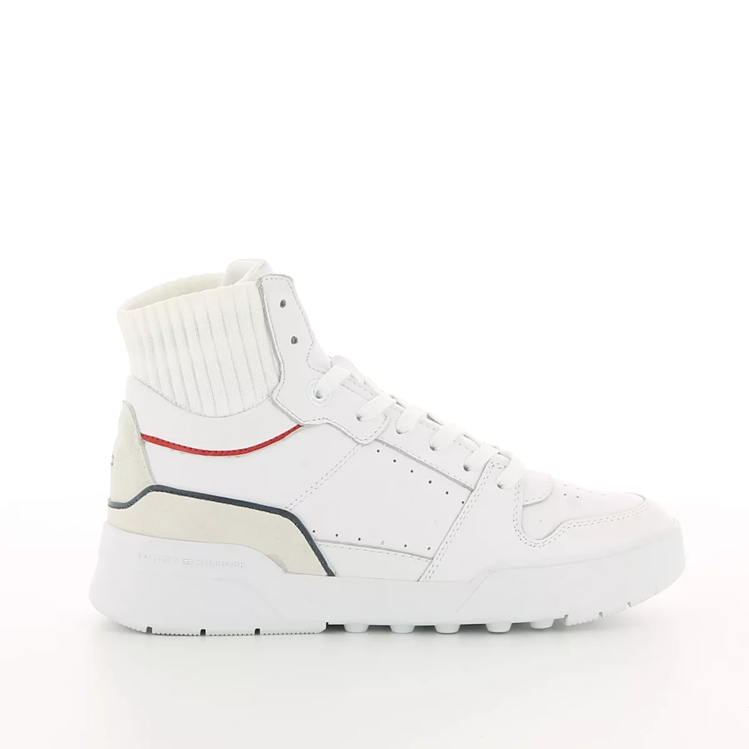 Image (2) de la chaussures Tommy Hilfiger - Baskets Blanc en Cuir