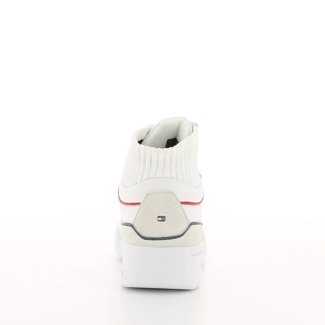 Image (3) de la chaussures Tommy Hilfiger - Baskets Blanc en Cuir