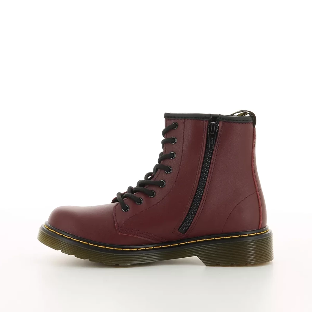 Image (4) de la chaussures Dr. Martens - Bottines Rouge en Cuir