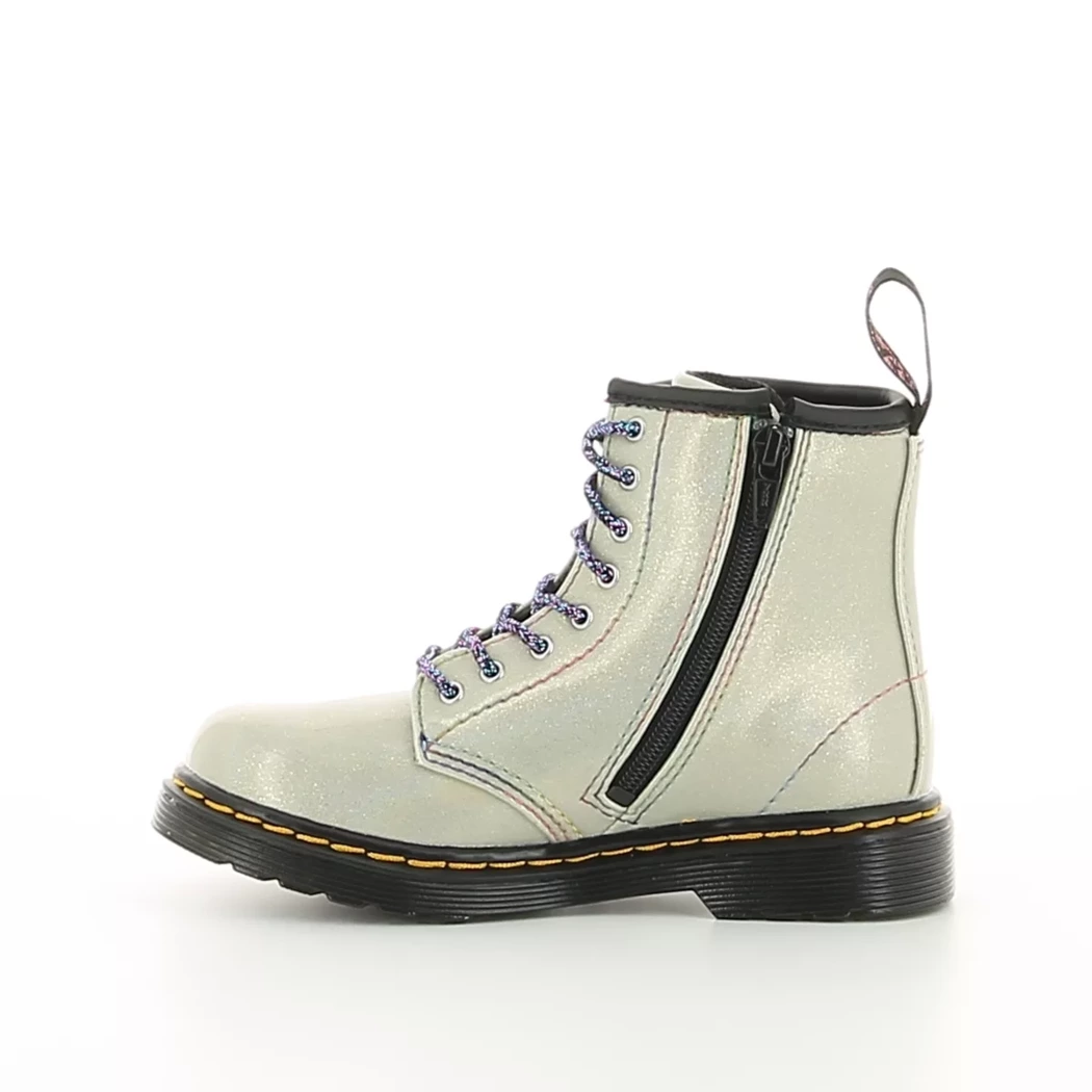 Image (4) de la chaussures Dr. Martens - Bottines Beige en Cuir vernis