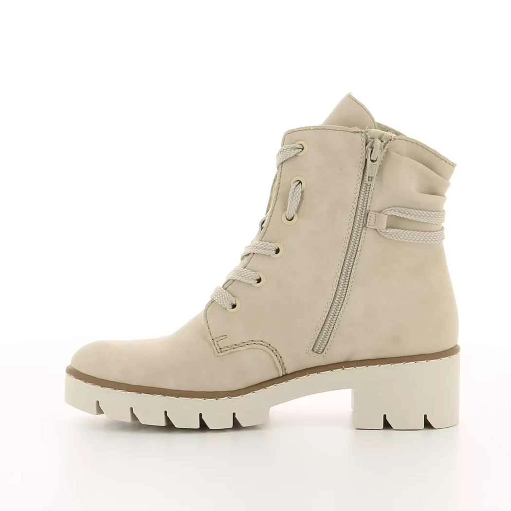 Image (4) de la chaussures Rieker - Bottines Beige en Cuir synthétique