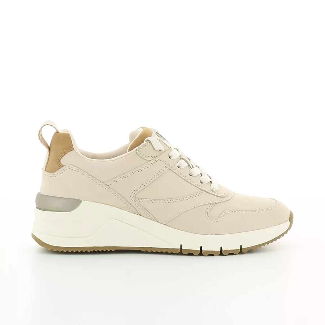 Image (2) de la chaussures Tamaris - Baskets Beige en Cuir nubuck