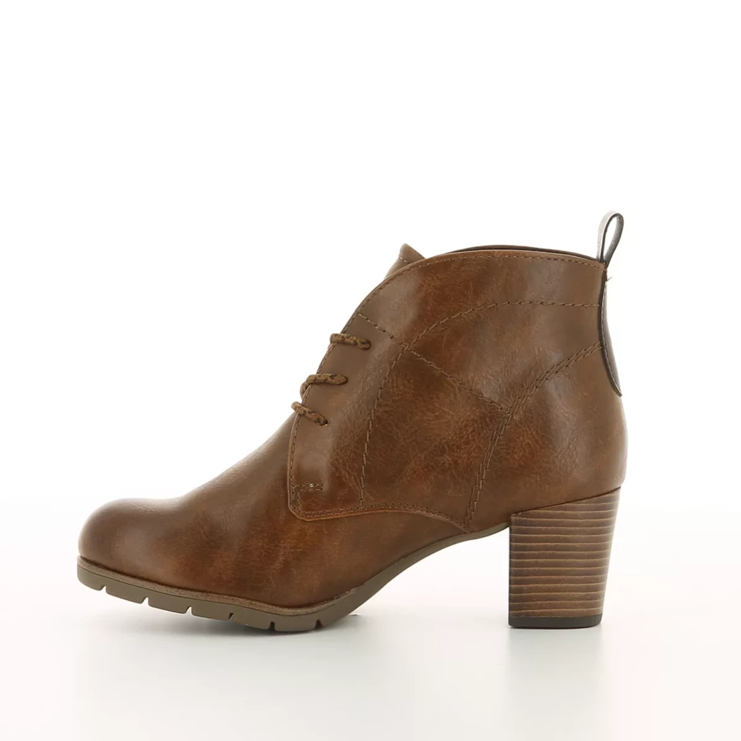 Image (4) de la chaussures Marco Tozzi - Bottines Cuir naturel / Cognac en Cuir synthétique