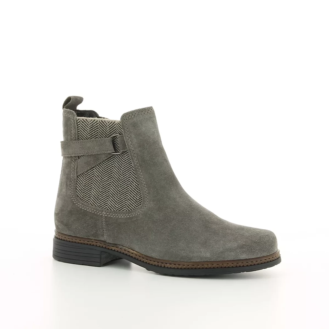 Image (1) de la chaussures Gabor - Boots Taupe en Cuir nubuck