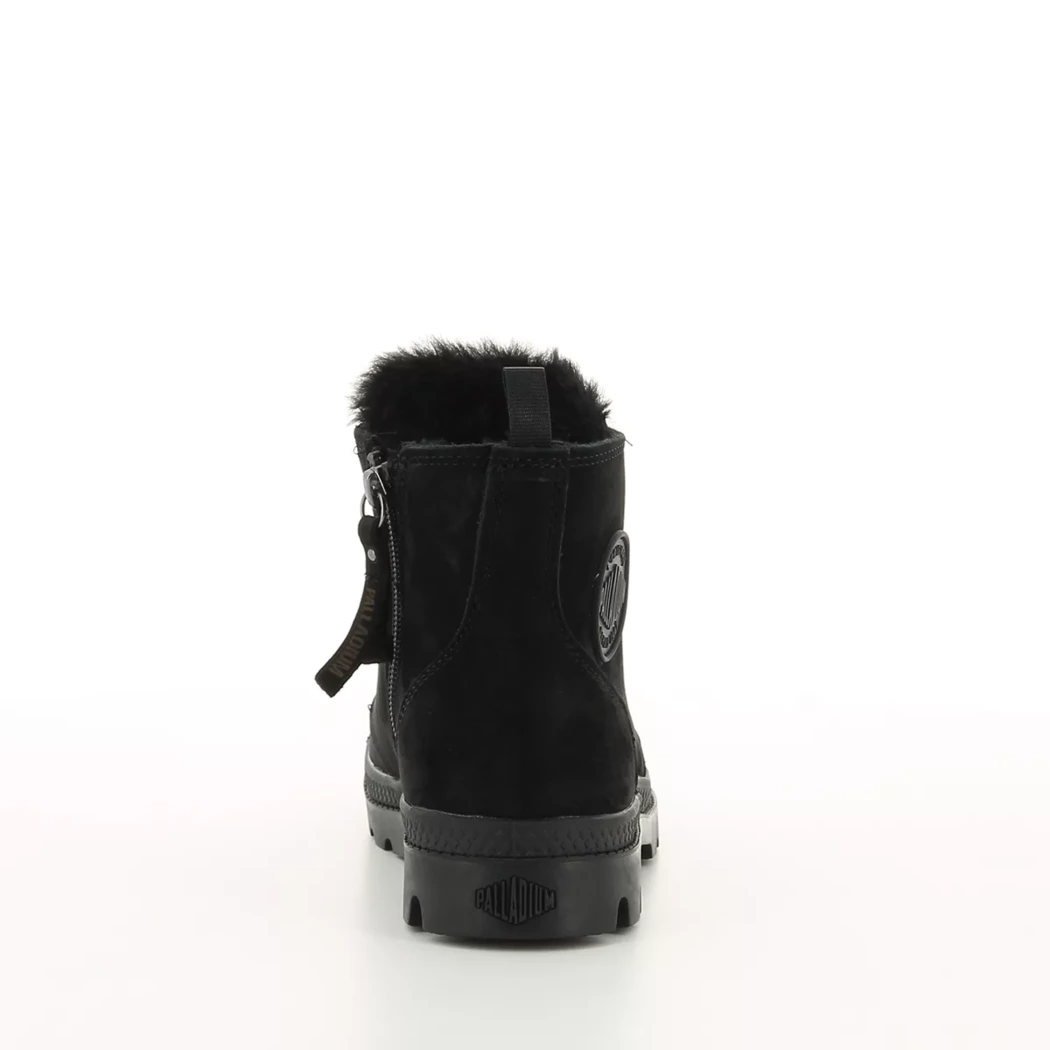 Image (3) de la chaussures Palladium - Bottines Noir en Cuir nubuck