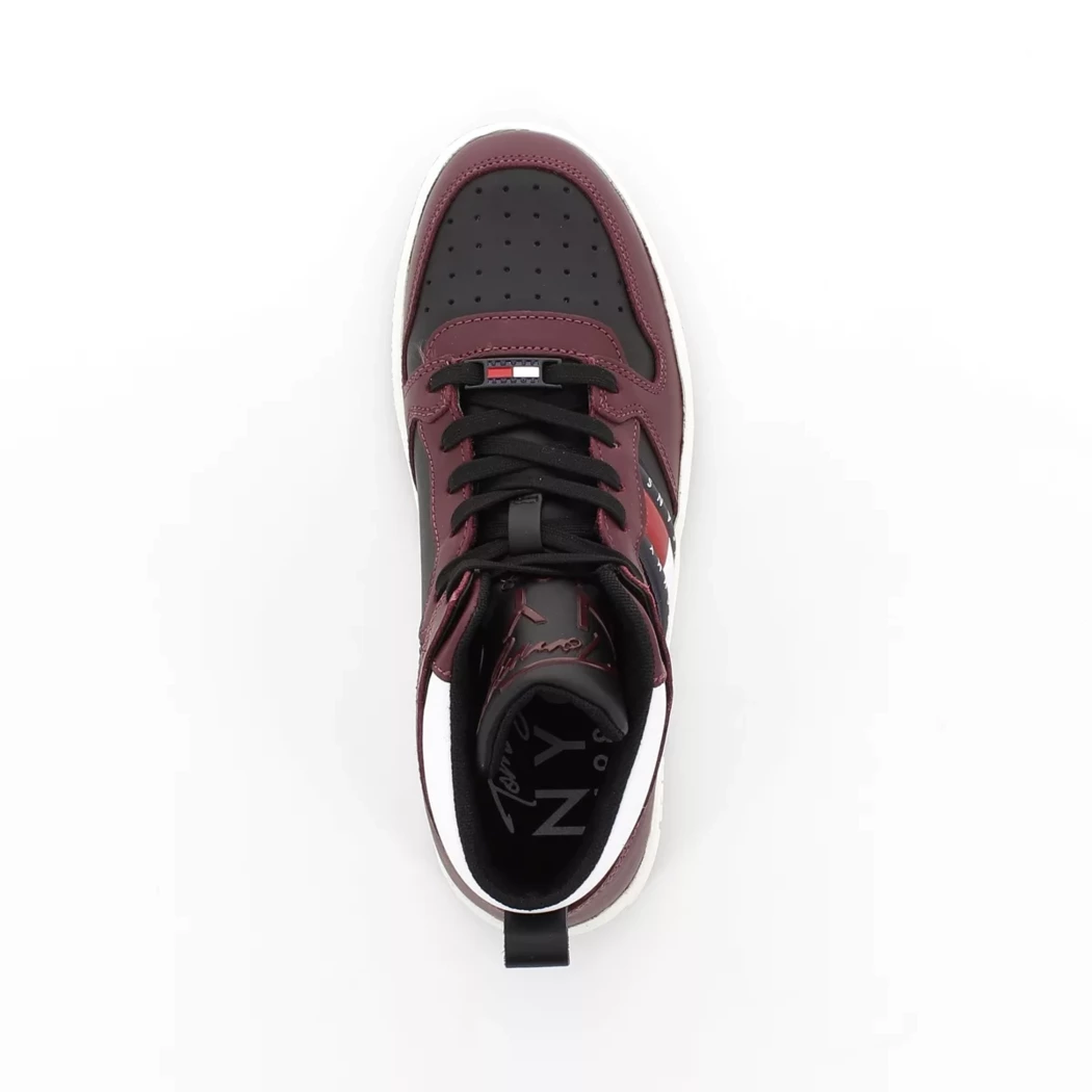 Image (6) de la chaussures Tommy jeans - Baskets Bordeaux en Cuir