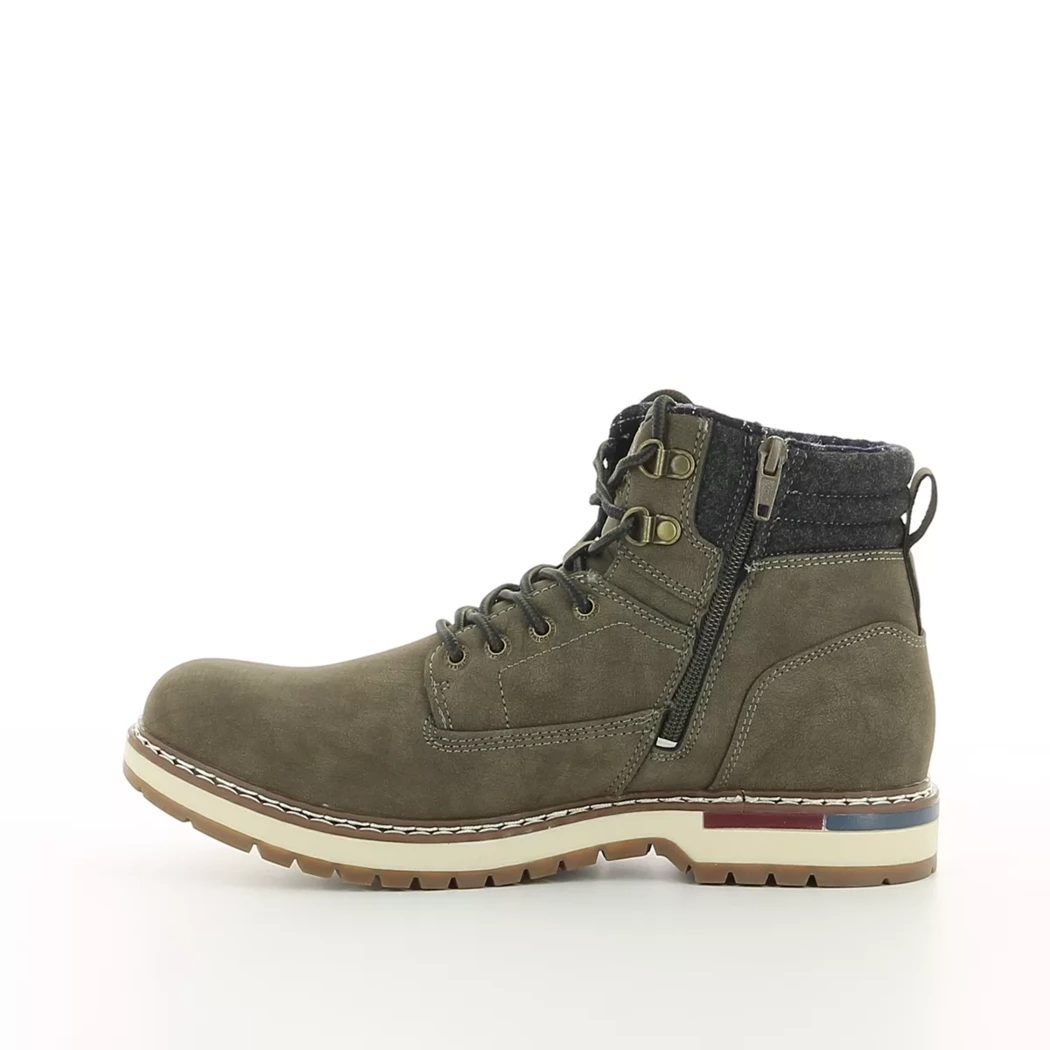 Image (4) de la chaussures Dockers - Bottines Vert en Cuir synthétique