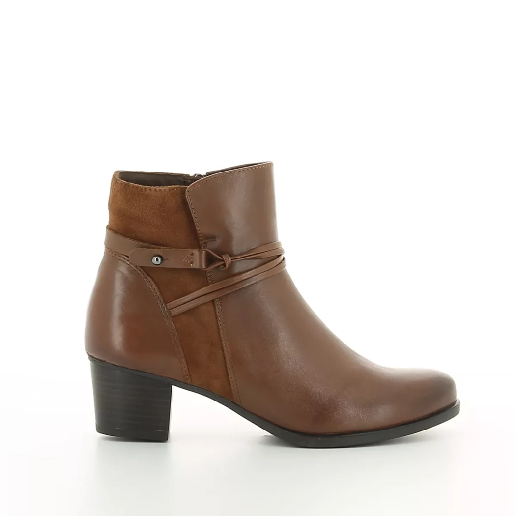 Image (2) de la chaussures Caprice - Boots Cuir naturel / Cognac en Cuir