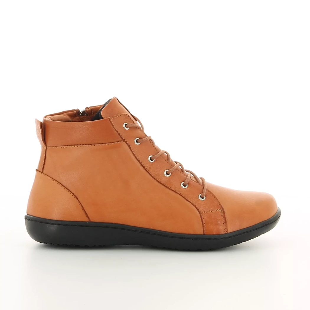 Image (2) de la chaussures Andrea Conti - Bottines Orange en Cuir