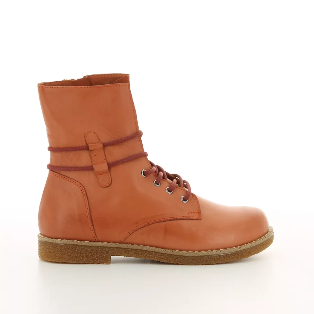 Image (2) de la chaussures Andrea Conti - Bottines Orange en Cuir