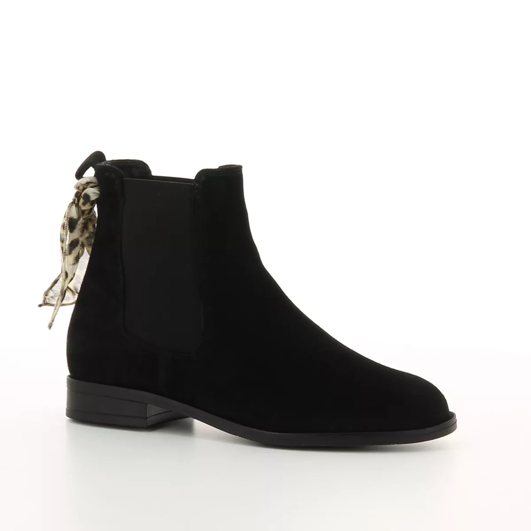 Image (1) de la chaussures Goodstep - Boots Noir en Cuir nubuck