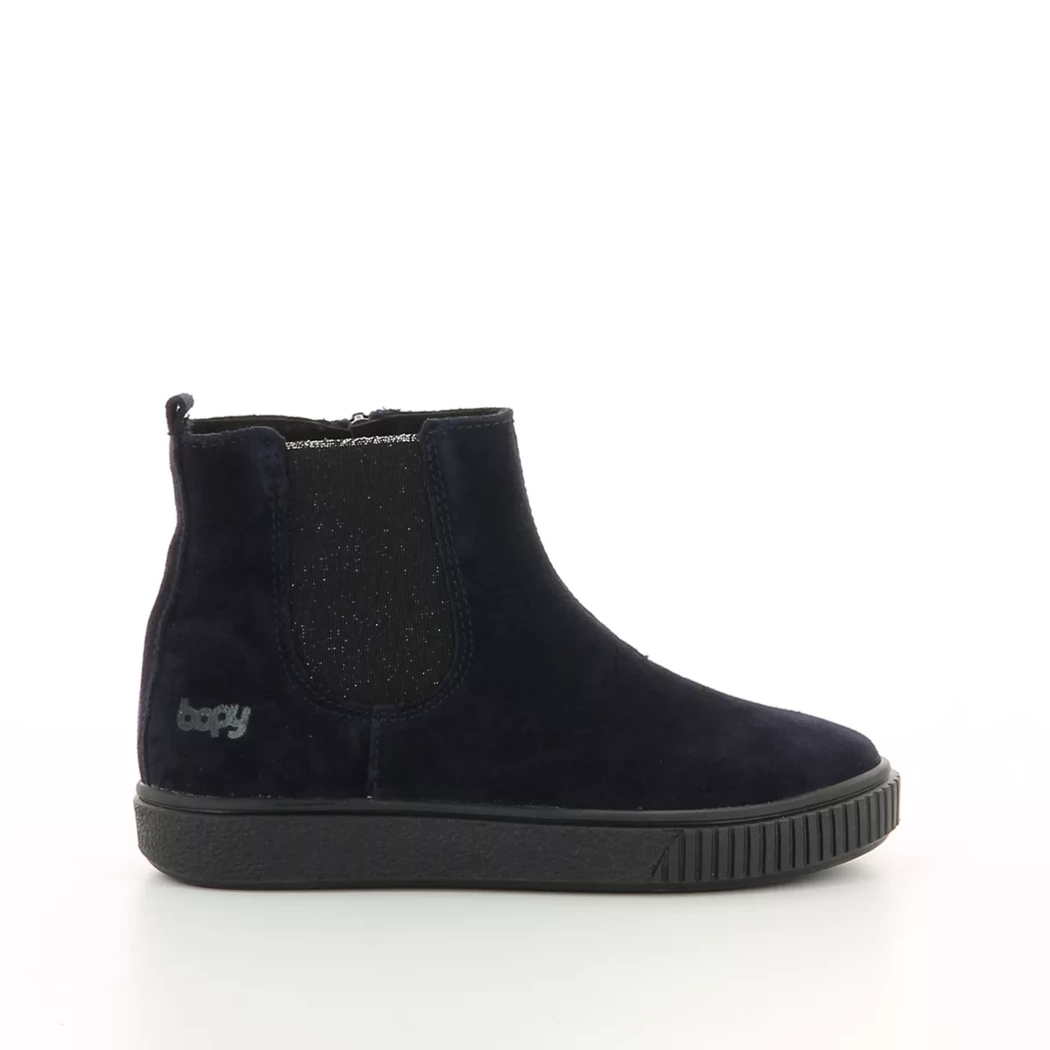 Image (2) de la chaussures Bopy - Boots Bleu en Cuir nubuck