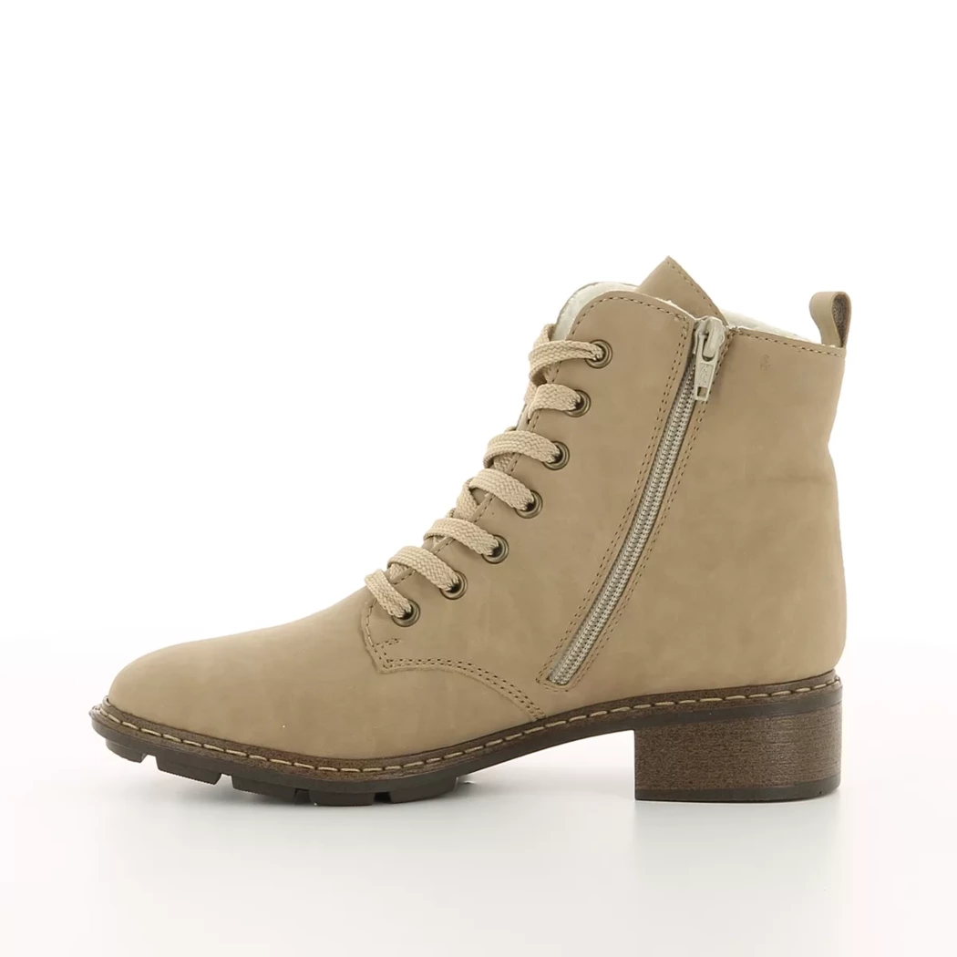 Image (4) de la chaussures Rieker - Bottines Taupe en Cuir synthétique