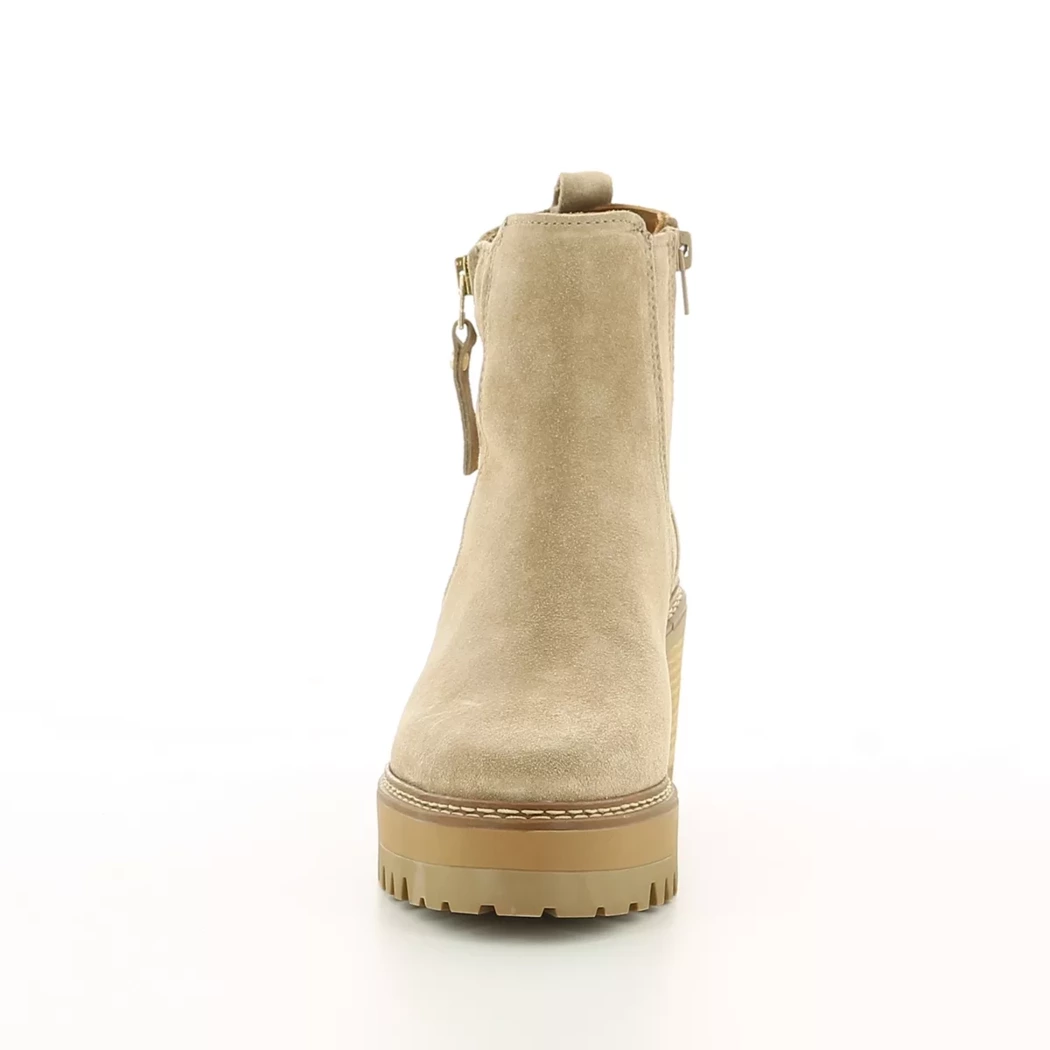 Image (5) de la chaussures Alpe - Boots Beige en Cuir nubuck