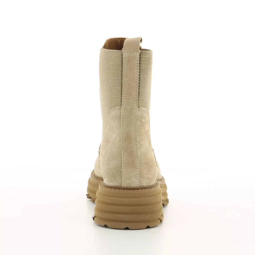 Image (3) de la chaussures Alpe - Boots Beige en Cuir nubuck