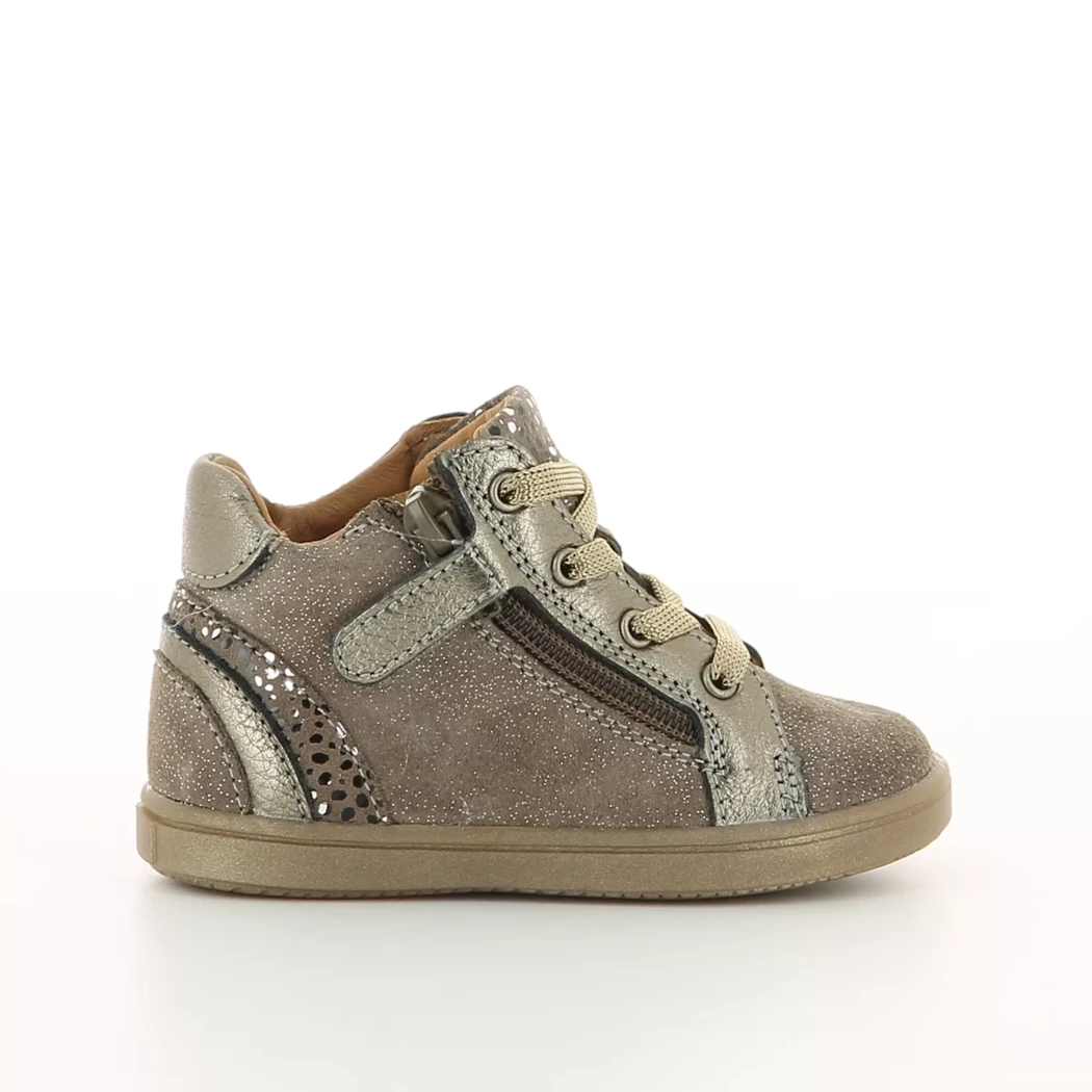 Image (2) de la chaussures Bellamy - Bottines Taupe en Cuir nubuck