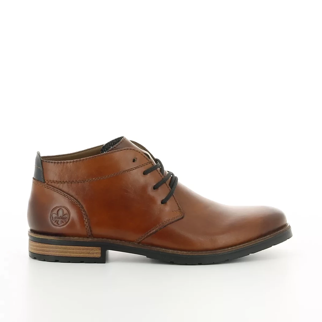 Image (2) de la chaussures Rieker - Bottines Cuir naturel / Cognac en Cuir