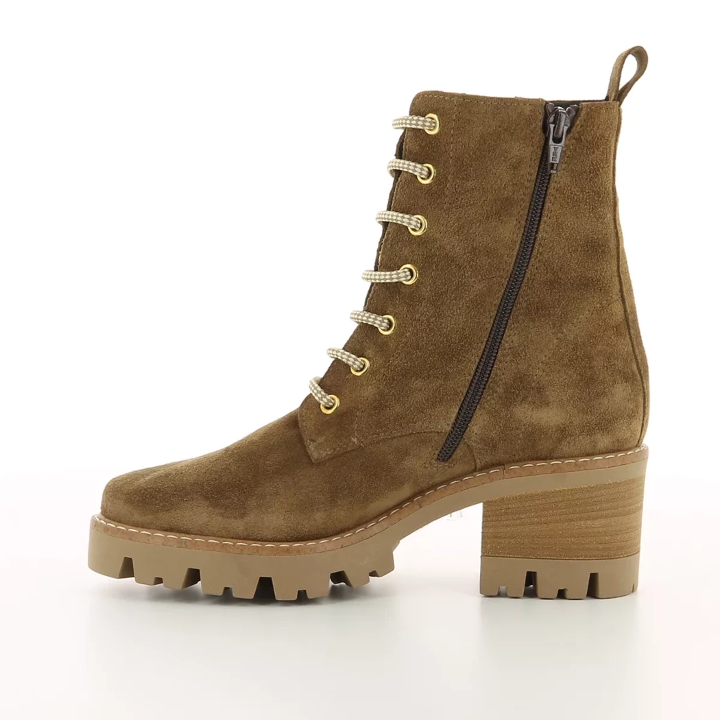 Image (4) de la chaussures Debutto Donna - Bottines Taupe en Cuir nubuck