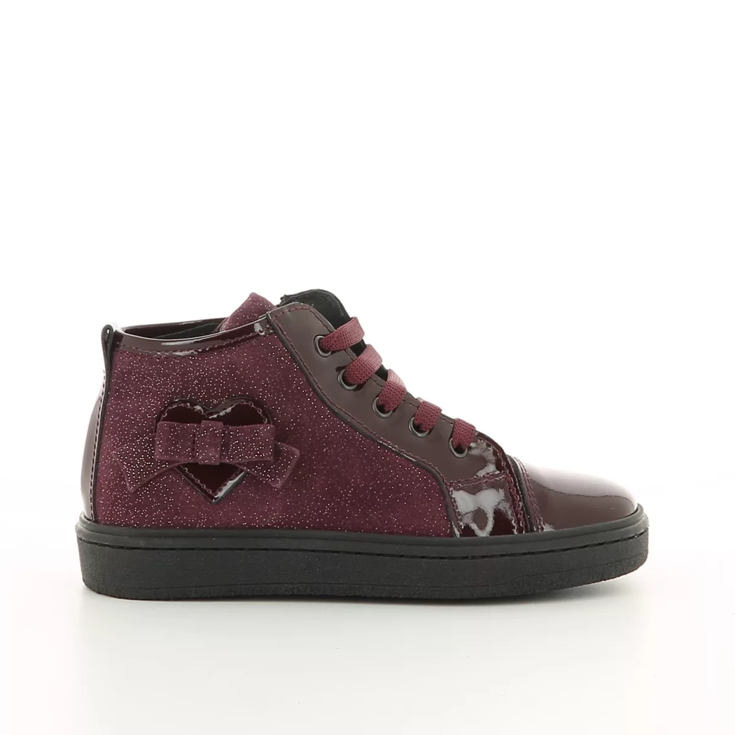 Image (2) de la chaussures Gazzoli - Bottines Bordeaux en Cuir vernis