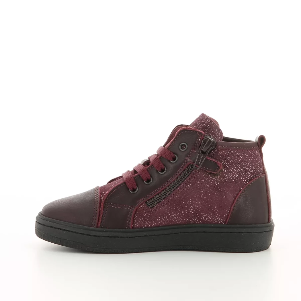 Image (4) de la chaussures Gazzoli - Bottines Bordeaux en Cuir