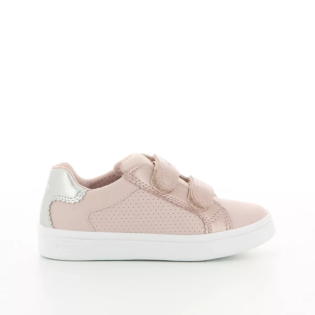 Image (2) de la chaussures Geox - Baskets Rose en Cuir et textile