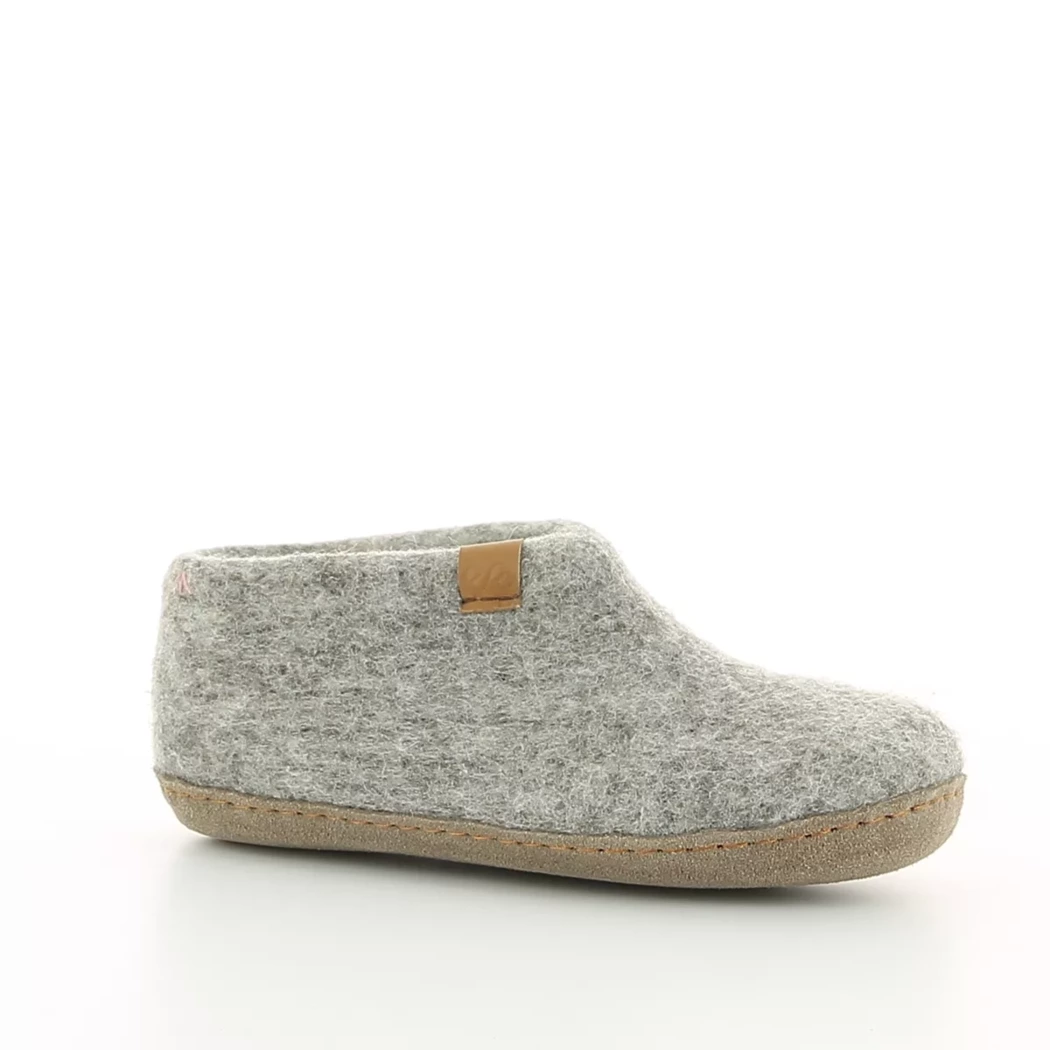 Image (1) de la chaussures Wool - Pantoufles et Chaussons Gris en 