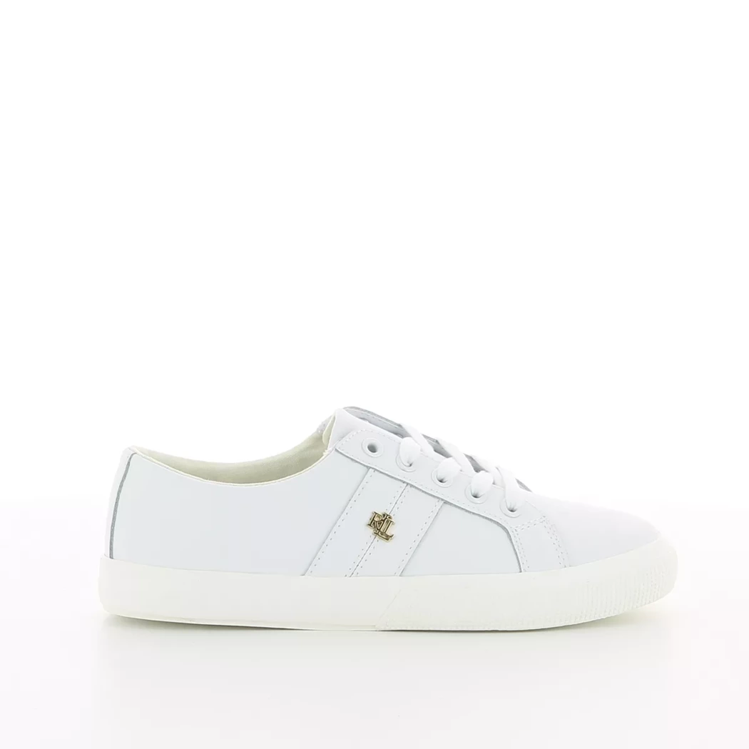 Image (2) de la chaussures Ralph Lauren - Baskets Blanc en Cuir