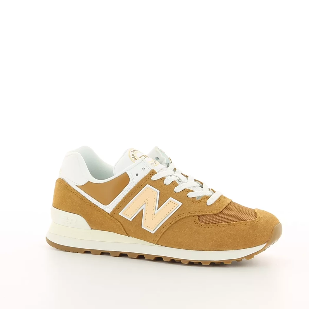 Image (1) de la chaussures New Balance - Baskets Cuir naturel / Cognac en Cuir nubuck