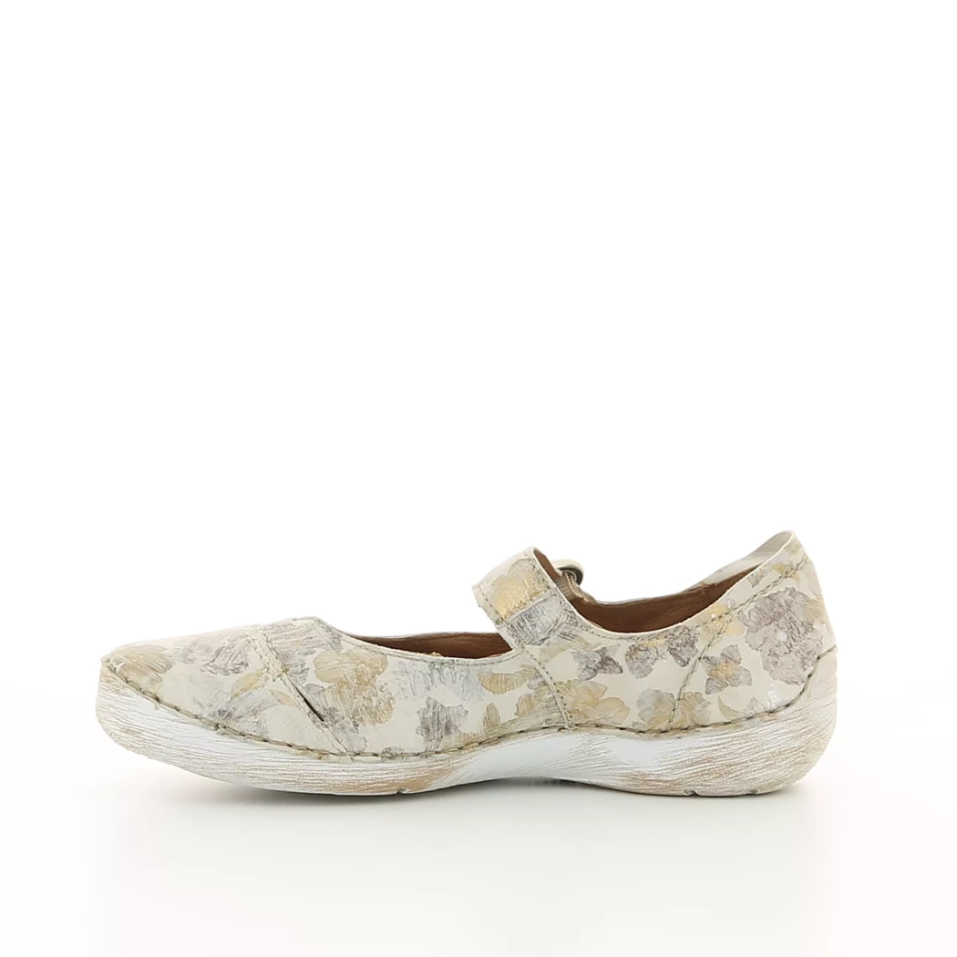 Image (4) de la chaussures Josef Seibel - Ballerines Beige en Cuir nubuck