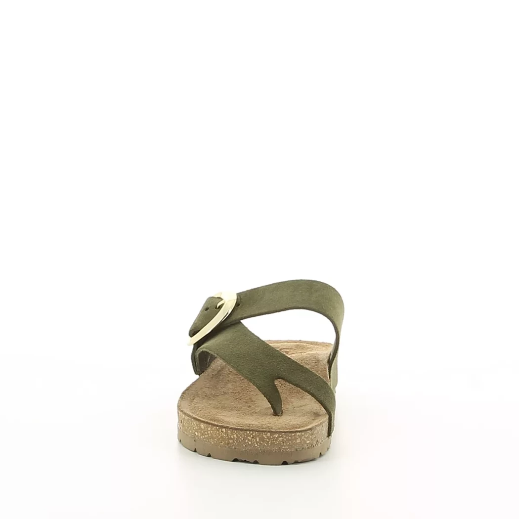 Image (5) de la chaussures Yokono - Mules et Sabots Vert en Cuir nubuck