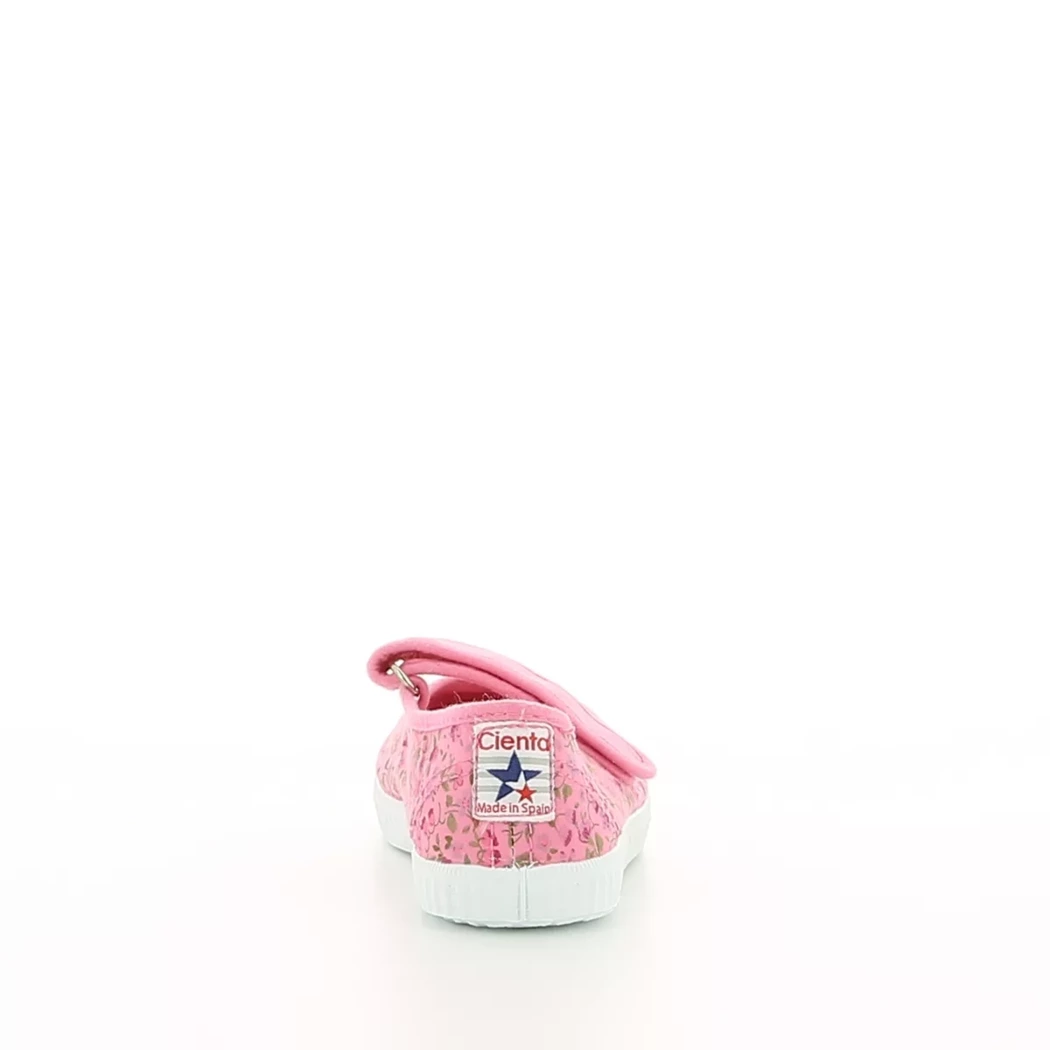 Image (3) de la chaussures Cienta - Ballerines Rose en Textile