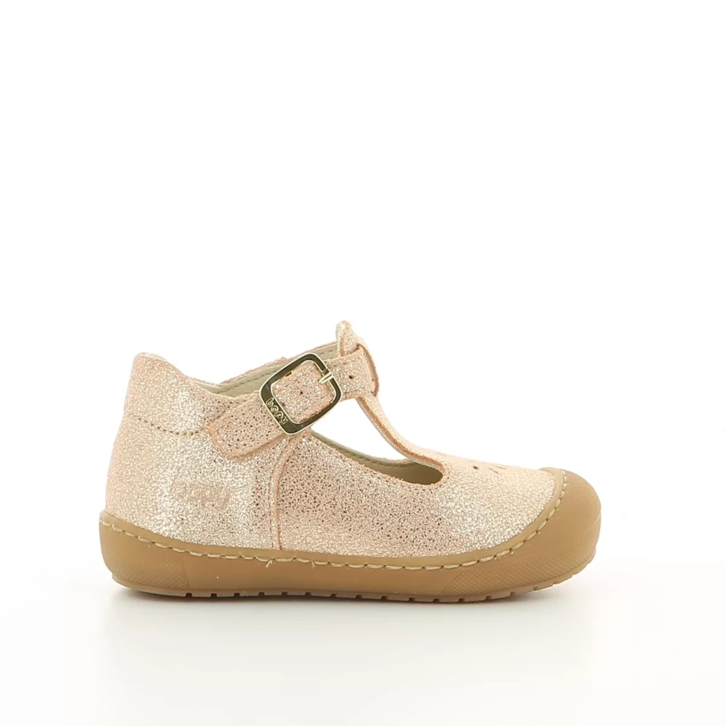 Image (2) de la chaussures Bopy - Bottines ouvertes Rose en Cuir nubuck