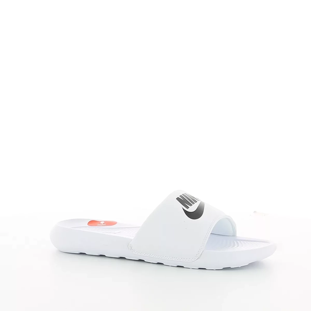 Image (1) de la chaussures Nike - Tongs et Plage Blanc en Caoutchouc