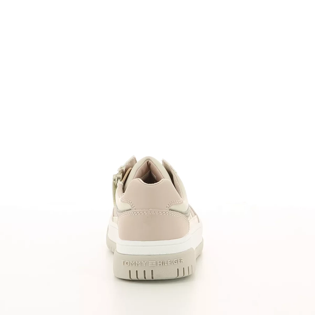 Image (3) de la chaussures Tommy Hilfiger - Baskets Beige en Cuir synthétique