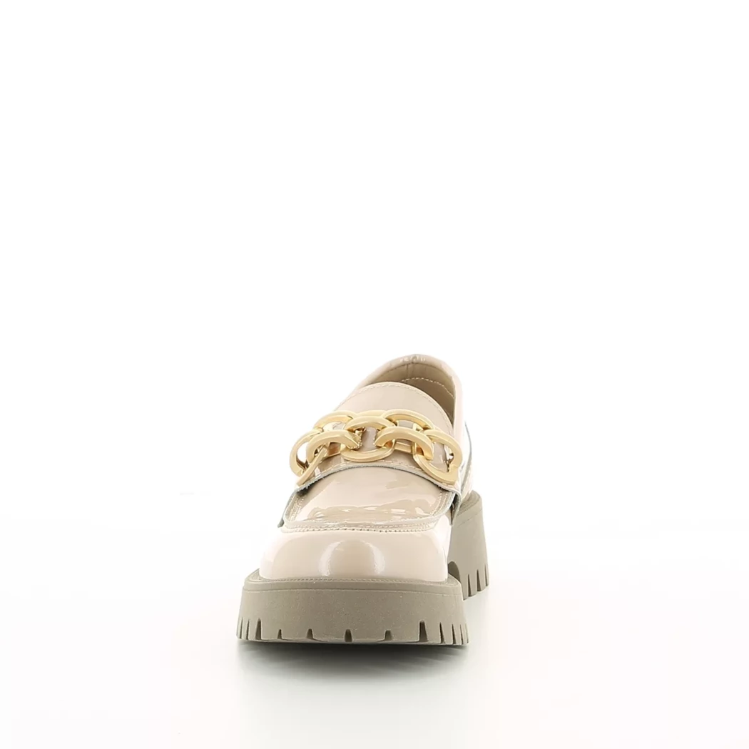 Image (5) de la chaussures Drakart - Mocassins Beige en Cuir vernis