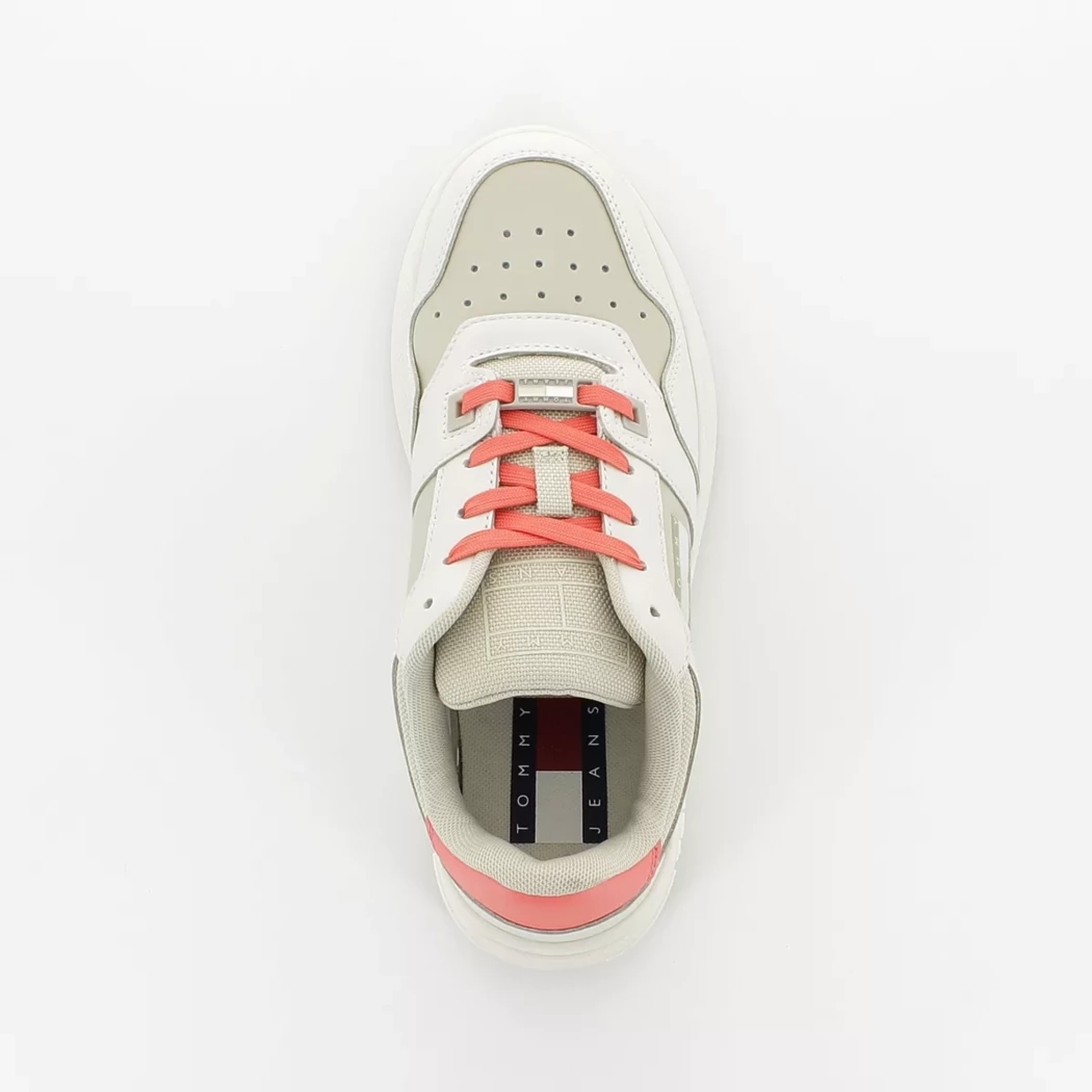 Image (6) de la chaussures Tommy jeans - Baskets Blanc en Cuir