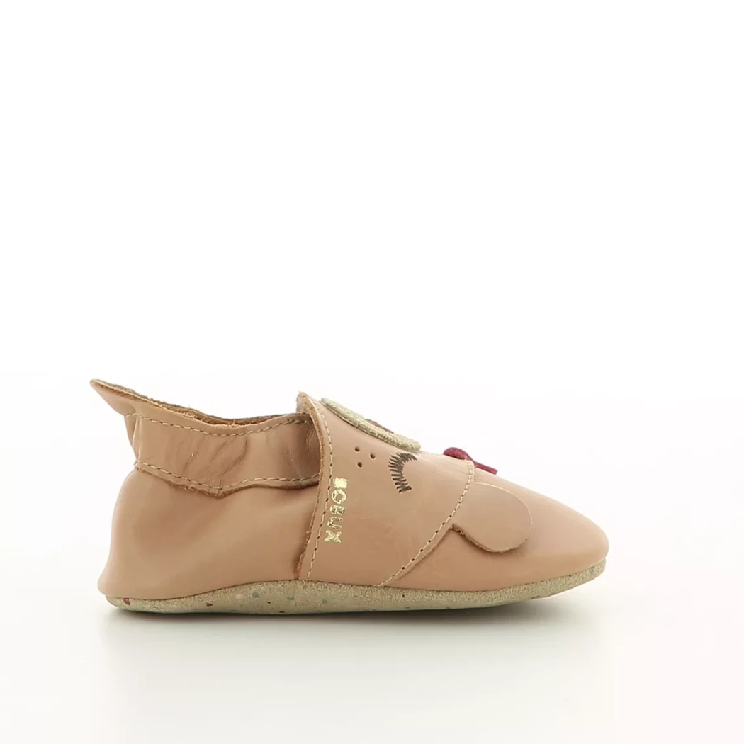 Image (2) de la chaussures Bobux - Chaussons bébé Taupe en Cuir