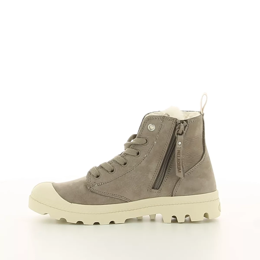 Image (4) de la chaussures Palladium - Bottines Taupe en Cuir nubuck