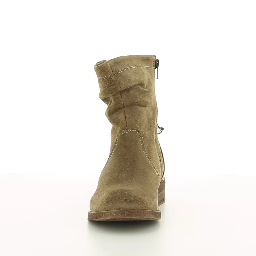 Image (5) de la chaussures Goodstep - Boots Taupe en Cuir nubuck