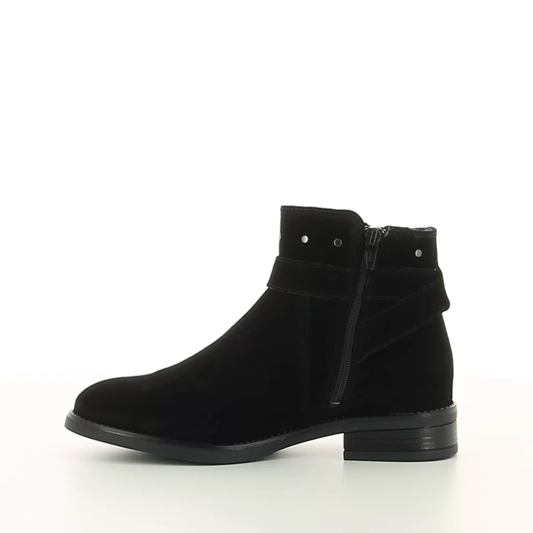 Image (4) de la chaussures Goodstep - Boots Noir en Cuir nubuck