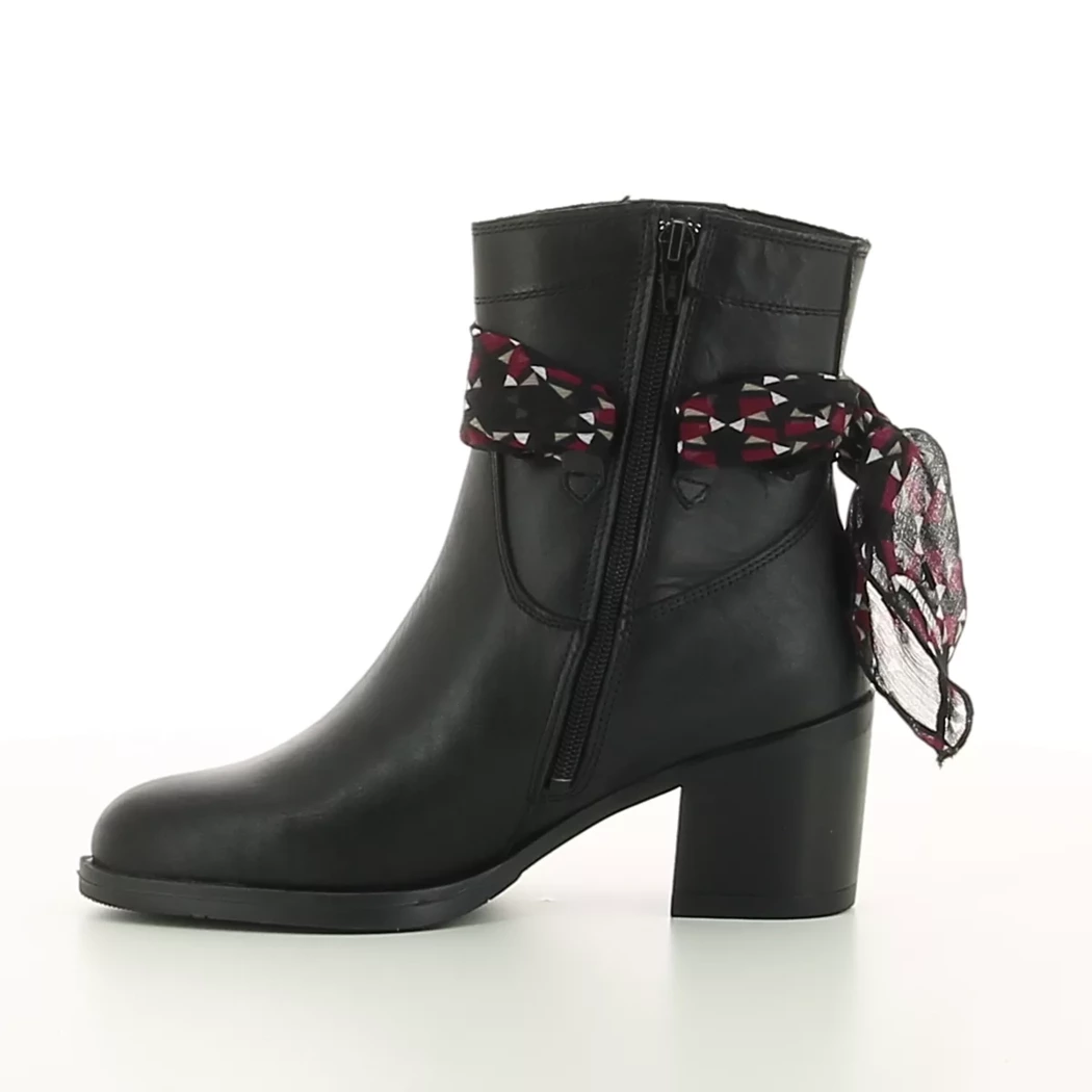 Image (4) de la chaussures Goodstep - Boots Noir en Cuir