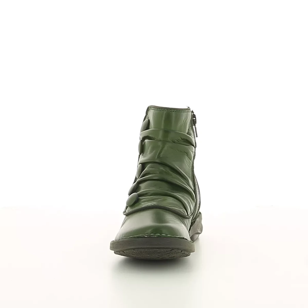 Image (5) de la chaussures Miz Mooz - Boots Vert en Cuir