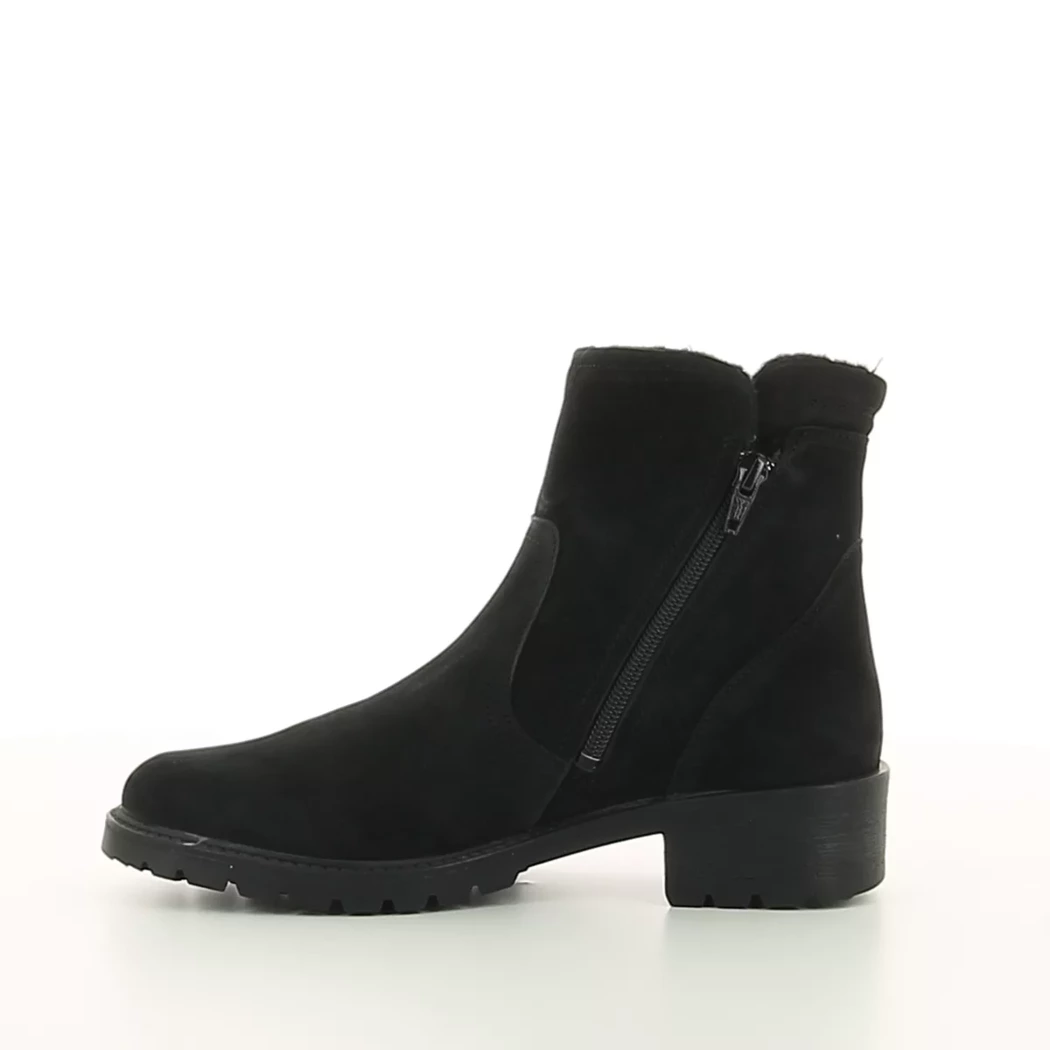 Image (4) de la chaussures Sens - Boots Noir en Cuir nubuck