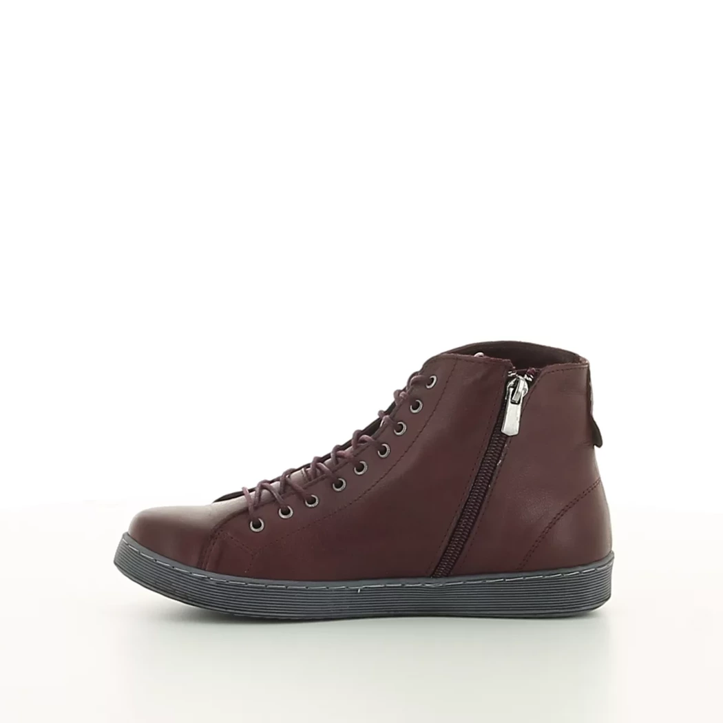 Image (4) de la chaussures Andrea Conti - Bottines Bordeaux en Cuir