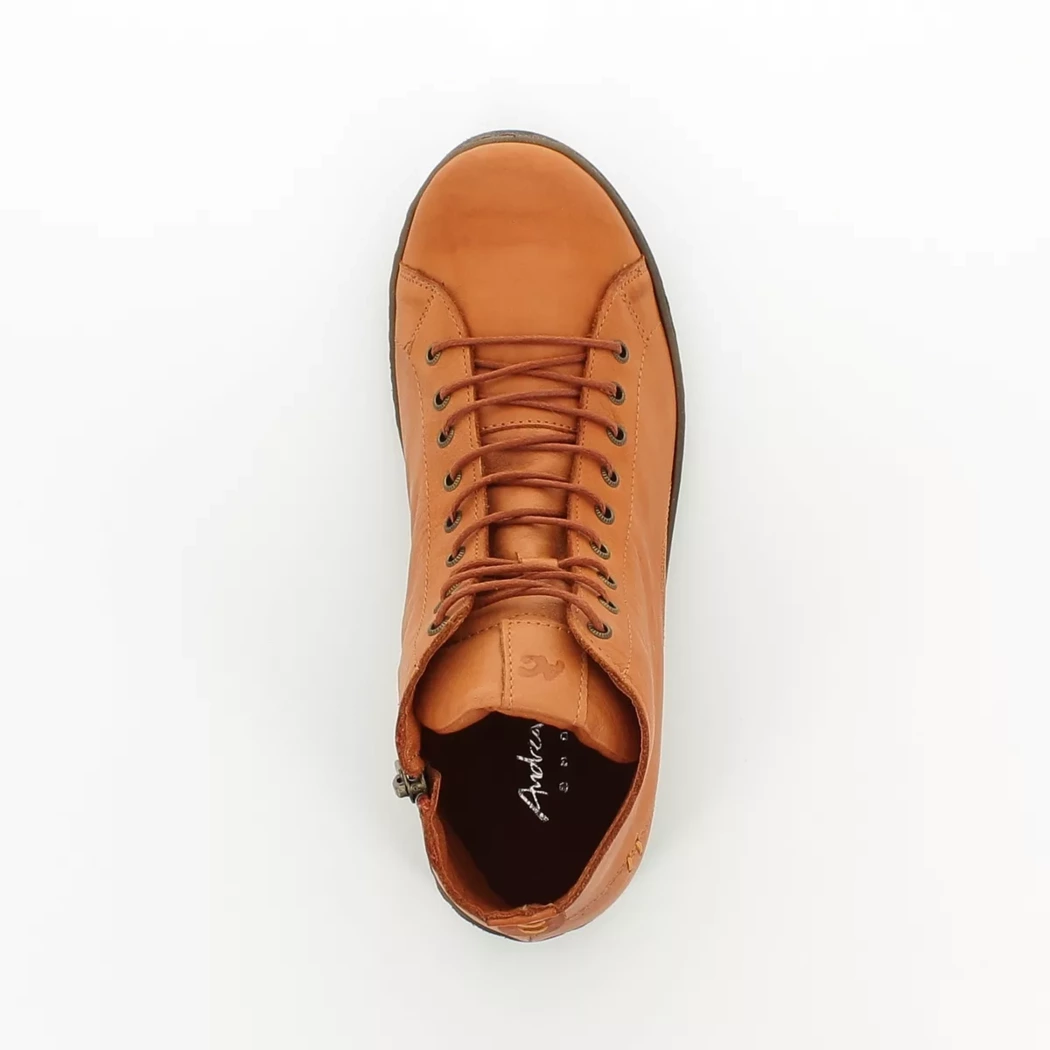 Image (6) de la chaussures Andrea Conti - Bottines Orange en Cuir