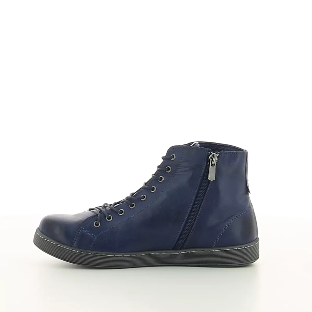 Image (4) de la chaussures Andrea Conti - Bottines Bleu en Cuir