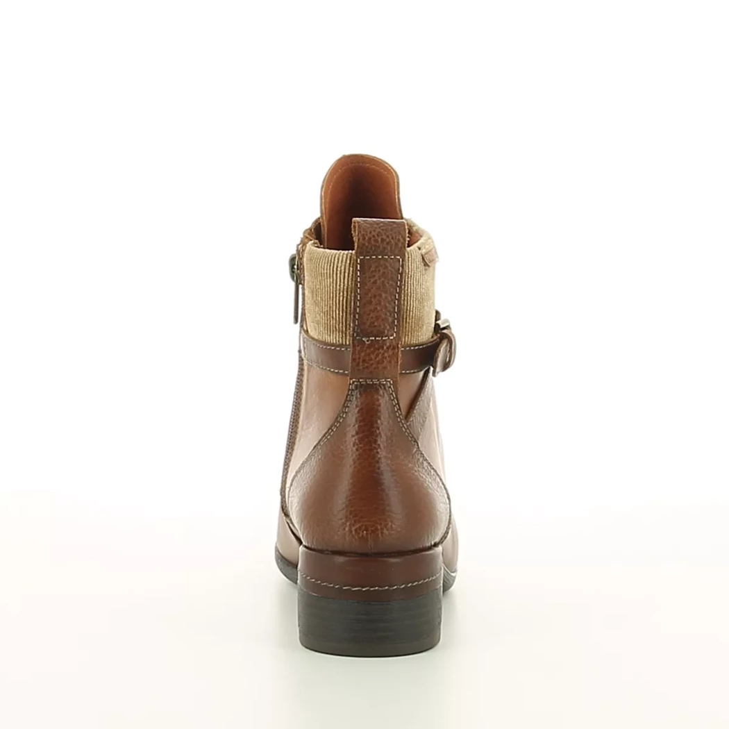 Image (3) de la chaussures Pikolinos - Bottines Cuir naturel / Cognac en Cuir