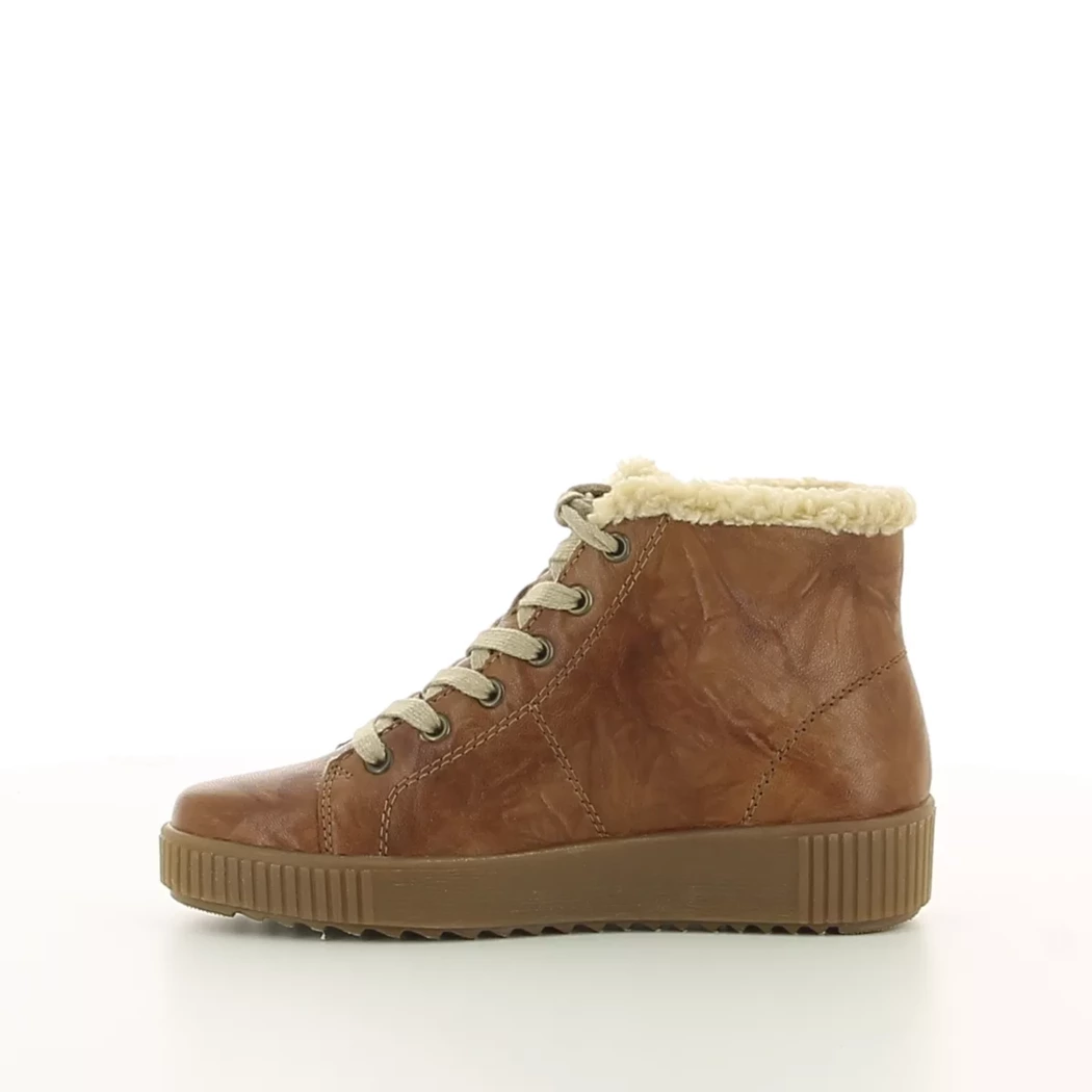 Image (4) de la chaussures Remonte - Bottines Cuir naturel / Cognac en Cuir